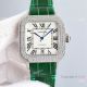 Swiss Quality Replica Cartier Santos 100 Iced Out Watches Blue Roman 40mm (3)_th.jpg